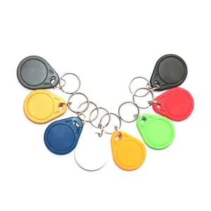 Keyfobs คีย์การ์ด RFID,ตัวค้นหาคีย์การ์ดพวงกุญแจ ABS กันน้ำ T5577