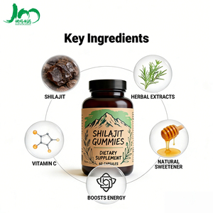 Жевательные конфеты Шиладжит без тяжелых металлов под собственной торговой маркой – индивидуальная дозировка, иммунная поддержка, жевательные таблетки с женьшенем для мужчин - Product Image 4