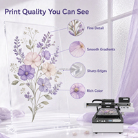 Imprimante UV grand format KONGKIM A1 6090 avec tête I1600 I3200 pour impression sur panneaux acryliques et signalétique