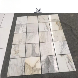 Carreaux de cuisine en marbre Calacatta Gold, design moderne, polis, directement de l'usine, pour projets hôteliers - Product Image 1