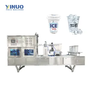 Food Grade Stainless Steel Automatic Ice Cube Water Cup Automatic Filling And Sealing Packing Machine