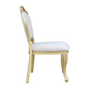 Silla Chiavari Moderna de Aluminio Dorado para Hotel, Banquete, Comedor, con Marco de Aluminio, Lujosa <span class=keywords><strong>y</strong></span> Popular para Bodas <span class=keywords><strong>y</strong></span> Eventos - Product Image 3