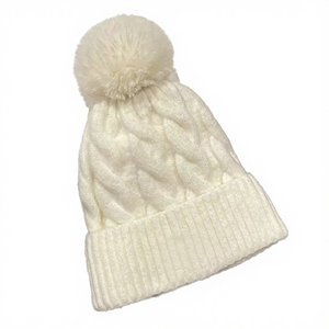 หมวกบีนนี่ไหมพรมปักลายสำหรับฤดูหนาวแบบยูนิเซ็กซ์ หมวกบีนนี่อะคริลิค ปักโลโก้ หมวกปักโลโก้แบบกำหนดเอง หมวกบีนนี่แบบกำหนดเอง - Product Image 4