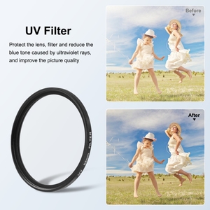 Nuevo en 2023, Accesorios para Lentes <span class=keywords><strong>GoPro</strong></span>, Filtro UV ND2-400 de 52 mm con Anillo Adaptador para <span class=keywords><strong>GoPro</strong></span> Hero11/10/9 PULUZ - Product Image 4
