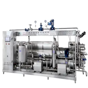 Pasteurizador de leche uht, máquina esterilizadora tubular de bebidas líquidas, equipo de esterilización