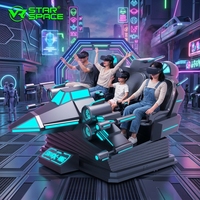 실내 공원 놀이기구 VR 영화 4인용 아케이드 VR 게임기 6Dof 가상현실 의자 9D VR 시네마 시뮬레이터