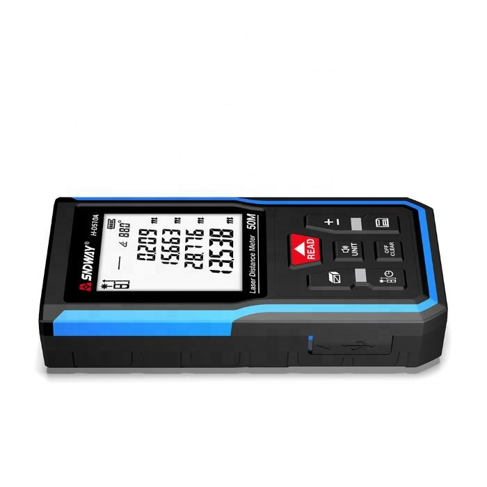 SNDWAY Pengukur Jarak Laser Digital 50M, H-D710A Pengukur Jarak Laser Elektronik Pengukur Jarak| Alibaba.