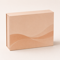 Boîtes cadeaux rigides en carton de luxe, forme oblongue, avec logo personnalisé, matériaux recyclés UV, pour vêtements, lait