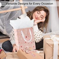 Sacs-cadeaux de taille moyenne de style tendance avec poignées épaissies pour anniversaire, mariage, baby shower, noël et nouvel an
