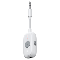 Mini Portabel 2-in-1 untuk Pemancar Penerima Adaptor Audio AUX 3.5mm untuk Pesawat TV Headphone Speaker