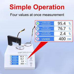 En vente LS108 430nm bleu 395nm lumière violette Uv400 testeur de lentille compteur de Transmission de lumière pour lunettes de soleil - Product Image 3