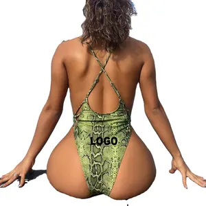 LIGHTSUIT 공장 새로운 도착 최신 디자인 원피스 인쇄 수영복 패션 조절 스트랩 수영복 여성 2022