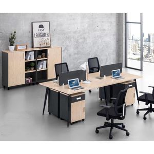 Estación DE TRABAJO modular moderna de la mesa de trabajo del personal de los muebles de oficina por encargo con las particiones - Product Image 6