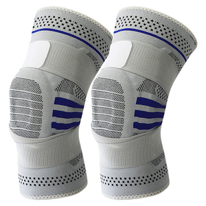 Rodillera Deportiva de Nylon al por Mayor, Rodilleras Elásticas Tejidas Suaves con Compresión y Soporte Protector para la <span class=keywords><strong>Rodilla</strong></span> - Product Image 2