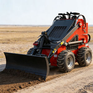 جرافة صغيرة ذات عجلات عالية الجر مع محراث ثلج لإزالة الثلوج من الممرات السكنية وتنسيق الحدائق - Product Image 1