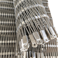 Ösen enden SS 316 Inox Drahtseil Ferrule Flexibles X Tend Edelstahl-Kabel geflecht
