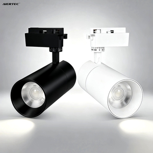 Iluminación Comercial de Alta Calidad, Lámpara de Riel LED de Techo de Aluminio Blanco y Negro de 10W 20W 30W para Iluminación Interior de Tiendas Modernas - Product Image 1