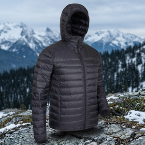 OEM Custom Men's Plus Size Winter Canvas Quilted <b>Heated</b> <b>Jacket</b> Vintage Waterproof Windbreaker Zipper Hoodie Embroidered Casual - Product Image 3