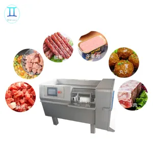 Automatique de haute qualité de boeuf Congelée viande de porc cube dés faisant la machine avec le prix bon marché
