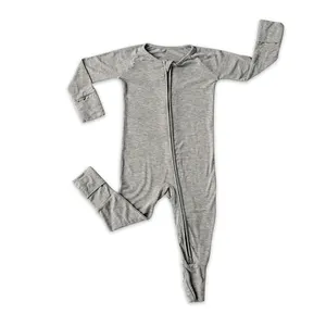 Combinaison de pyjama à glissière pour nouveau-né, combinaison pour bébé garçon et fille, combinaison en Viscose et bambou