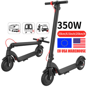 UE EE. UU. Almacén 350 W Electrica Plegable Comprar China X7 Kick Trotineta Electrica Adulto Usado E Scooter Eléctrico al por mayor para la <span class=keywords><strong>venta</strong></span> - Product Image 1