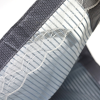 Moustiquaire magnétique de porte anti-insectes sans perçage de haute qualité, rideau de porte en maille 100 % polyester imperméable et ignifuge