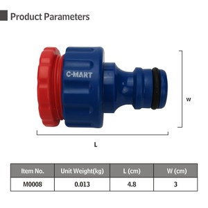 Adaptateur de <span class=keywords><strong>robinet</strong></span> pivotant en plastique, connecteur de luxe à double usage, pour la <span class=keywords><strong>cuisine</strong></span>, pièces - Product Image 3