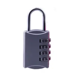 Mini Magnetic Lock,Security 4 Digit Combination Travel Suitcase Luggage Bag Code Digital Door Lock