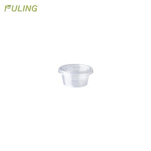 5.5 Oz Nhựa Pp <span class=keywords><strong>Container</strong></span> Với Nắp Đậy Dùng Một Lần Gia Vị Tasse Gói Nếm <span class=keywords><strong>Container</strong></span> Sauce Nhựa Phần Cup - Product Image 4