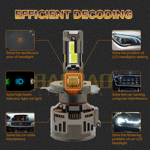 Super brillante 130W 250 Watt H4 H7 H11 9005 9006 Led faro luces bombilla para coche Led Autos BMW <span class=keywords><strong>G20</strong></span> F06 Accesorios Audi A4 B8 - Product Image 4