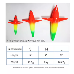 7 "9" Multicolor mar pesca pájaro curricán Teaser pájaro aparejo pesca pájaro señuelo para pesca en el mar - Product Image 3