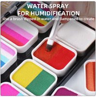 Panwenbo Kit de peinture professionnelle pour le corps et le visage, 20 couleurs, kit de maquillage lavable et coloré pour l'art corporel