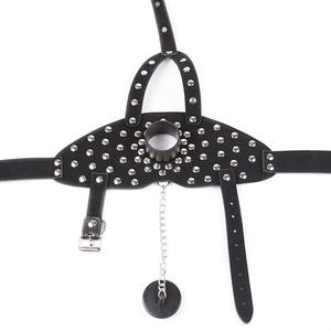 BDSM seks oyuncakları perçin esaret golf sopası kılıfı derin boğaz Oral seks ağız Gag - Product Image 3