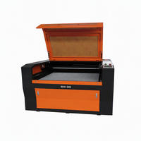 Machine de découpe et de gravure laser CO2 130W-160W 1390 à refroidissement par eau, haute rigidité, pour la gravure sur cuir et la découpe de badges en denim, compatible DXF