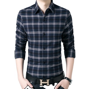 Camicia a Quadri in Puro Cotone OEM per <span class=keywords><strong>Uomo</strong></span>, Manica Lunga, Casual, con Bottoni - Product Image 5