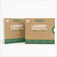 Lessives en dosettes OEM écologiques, hautement concentrées, antibactériennes, protectrices des couleurs, adoucissantes, nettoyage en profondeur, longue durée