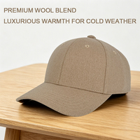 Gorra Heycap con Bordado 3D, Logotipo Personalizado, Gorra de Lana de 6 Paneles, Gorra de Béisbol, Ajustable, Deportiva, Unisex