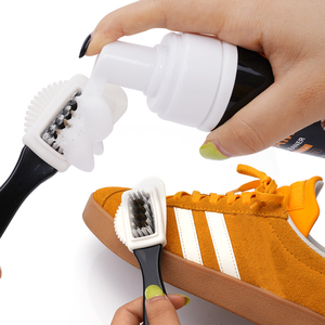 ชุดทำความสะอาดรองเท้าหนังกลับและหนังนูบัค ยี่ห้อ OEM สำหรับการเดินทาง ชุดขจัดคราบสกปรกสำหรับรองเท้าผ้าใบ รองเท้าหนัง และรองเท้าบูท - Product Image 4