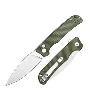 G10 xử lý ngoài trời Túi cắm trại dao tùy chỉnh D2 thép không gỉ gấp săn bắn EDC OEM hỗ trợ - Product Image 1