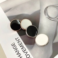 Kancing Pakaian Enamel Kustom Sederhana Setelan Jaket Kancing Bawah Kemeja Wanita Menyesuaikan Warna