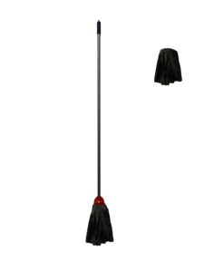 2025 phong cách mới nhà máy bán cao cấp màu xám sợi nhỏ vải lau đầu với tùy chỉnh nhựa phụ kiện - Product Image 2