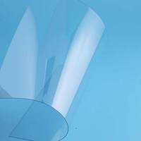 Film en polycarbonate transparent brillant de 0,125 mm, superposition graphique, feuilles blanches, impression jet d'encre, épaisseur de 0,3 mm, découpe UV