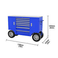 Chariot à outils en acier personnalisé JZD-Armoire à chariots de course d'atelier XXL, stockage robuste pour garage et usine