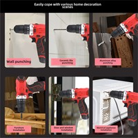 Grosir 165-Piece 12V Cordless Drill Mechanical Tool Box Home Hand Tool Set Kit Electric Drill Power Tool Kit Set OEM ODM