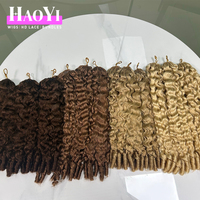Nuevo Cabello Humano de Ganchillo con Ondas Profundas y Rizadas, Extensiones de Cabello Humano Brasileño con Nudos Milagrosos para Trenzar a Granel
