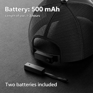 หมวกแก๊ป LED แสดงผลหน้าจอ ควบคุมผ่านแอพ Bluetooth สำหรับผู้ใหญ่ ผ้าตาข่าย ระบายอากาศ กันน้ำ พิมพ์ลายเรืองแสง - Product Image 4