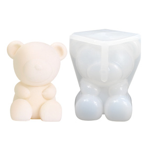 <span class=keywords><strong>Stampo</strong></span> in Silicone a Forma di Orso Amorevole, Utensile per Cioccolato, <span class=keywords><strong>Stampo</strong></span> Decorativo per Torte e Sapone, Regalo per San Valentino - Product Image 5