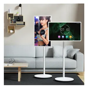 27 Inch Stretched Bar LCD Support 1920x1080 Screen Floor Smart TV LCD Smart Display Screen Indoor Advertising Digital Signage