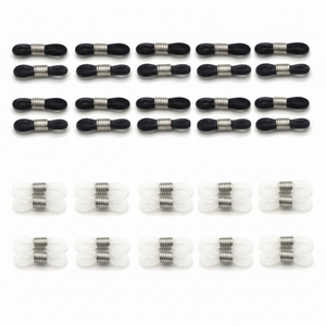 Cintre à boucle en silicone T-0266 et accessoire de rangement et d'organisation de pièces de lunettes de lien de sangle de lunettes 20P - Product Image 1