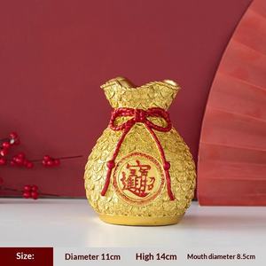<span class=keywords><strong>Bolsa</strong></span> de la Suerte Roja, Florero, <span class=keywords><strong>Bolsa</strong></span> de <span class=keywords><strong>Dinero</strong></span>, Adorno de Resina para Atraer la Riqueza, Carácter Chino Fu, Fabricante Transfronterizo, Venta al por Mayor, Año Nuevo - Product Image 6